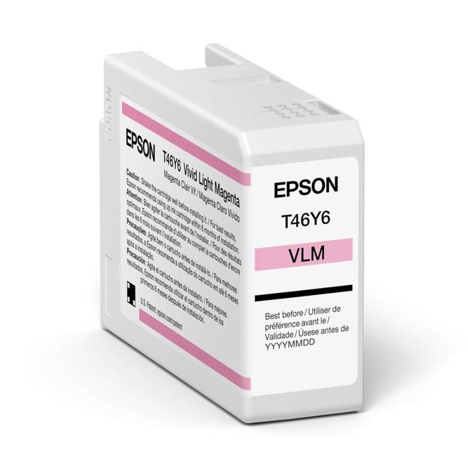 Epson Epson T46Y600 OEM SureColor P900 Epson T46Y T46Y600 Original Vivid Light Magenta Ink Cartridge