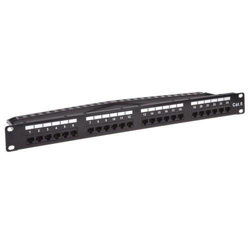 Monoprice Canada Cab 43540 Unloaded Patch Panel Monoprice 24 port Cat6 Unshielded UL Listed Patch Panel