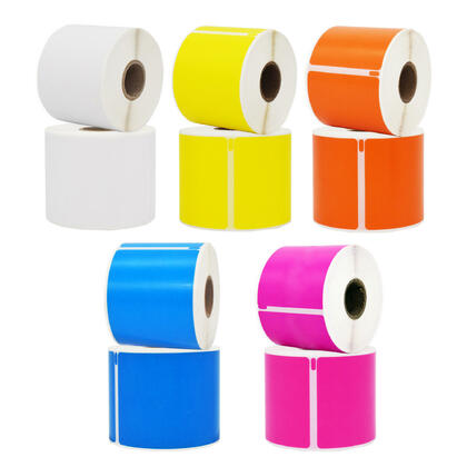 DYMO LW 30256 GIALLO-SEI (6) ROTOLI Di 300-le Etichette Per