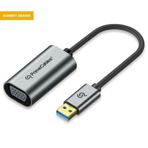 PrimeCables PC DA UA07A Video Adapters Summit Series USB 3 0 to VGA Adapter 1080P HD Multi Display Video Converter PrimeCable