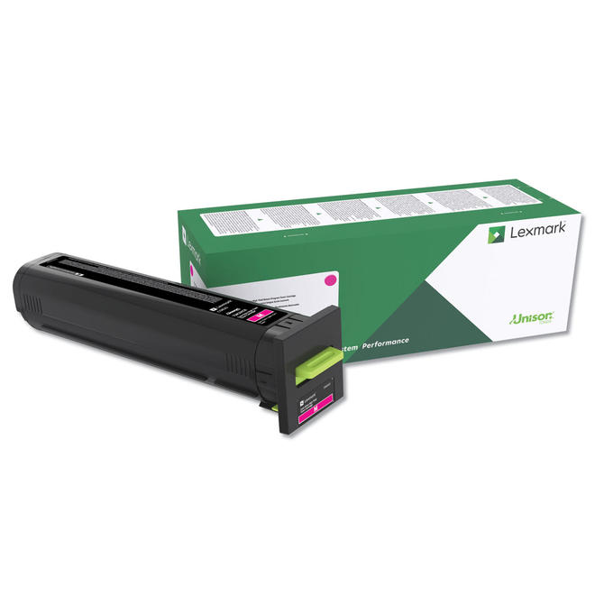 Lexmark Lexmark 72K1XM0 OEM CS820de Lexmark 72K1XM0 Original Magenta Return Program Toner Cartridge Extra High Yield