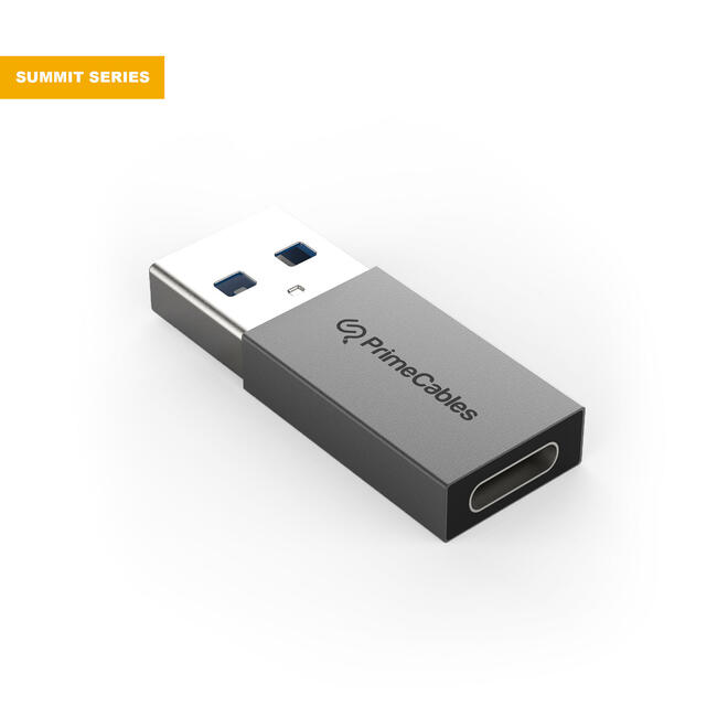 PrimeCables PC DA CC0017 USB 3 0 Adapters Summit Series Fast Charging USB 3 0 A Male to Type C Female Converter Black PrimeCa