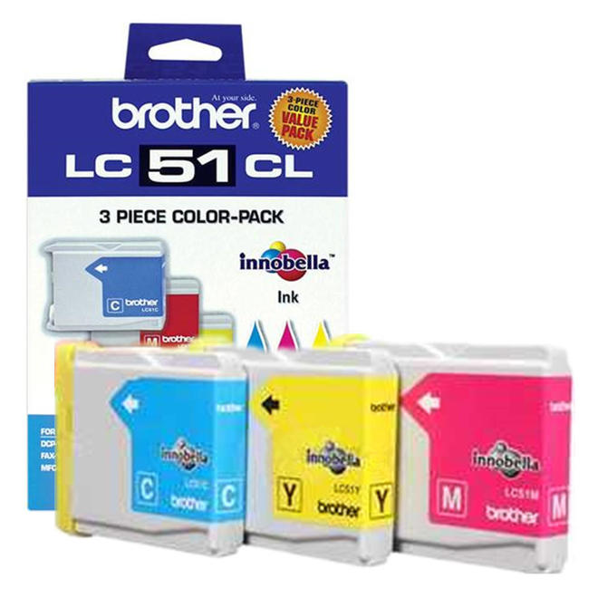 Brother LC513PKS OEM DCP 130C Brother LC513PKS Original Tricolor Ink Cartridge Combo C M Y