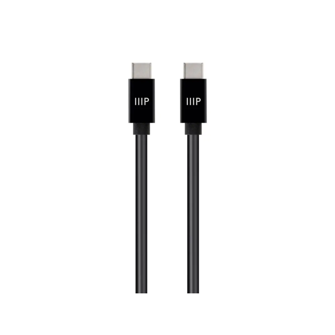 Monoprice Canada Cab 38917 USB 3 0 Monoprice Select Charge Sync Type C to Type C Cable USB 2 0 Up to 3A 60W Black