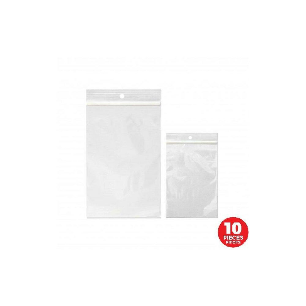 Resealable Zipper Bag, 100 Pieces Pack, 10 Pack Box 3
