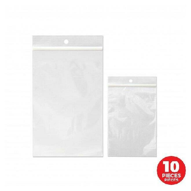 Other Brands 339 0795050 Box Plastic bags Resealable Zipper Bag 100 pieces pack 10 Pack Box