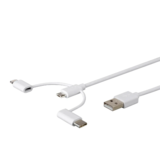 Monoprice Canada Cab 18789 Lightning Apple Charger Cables Apple MFi Certified USB to Micro USB USB Type C Lightning Charge Sy