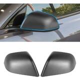 HANSSHOW LVTH HS CF 002 GLY Power Tools Tesla Model Y Real Carbon Fiber Rearview Mirror Cover HANSSHOW