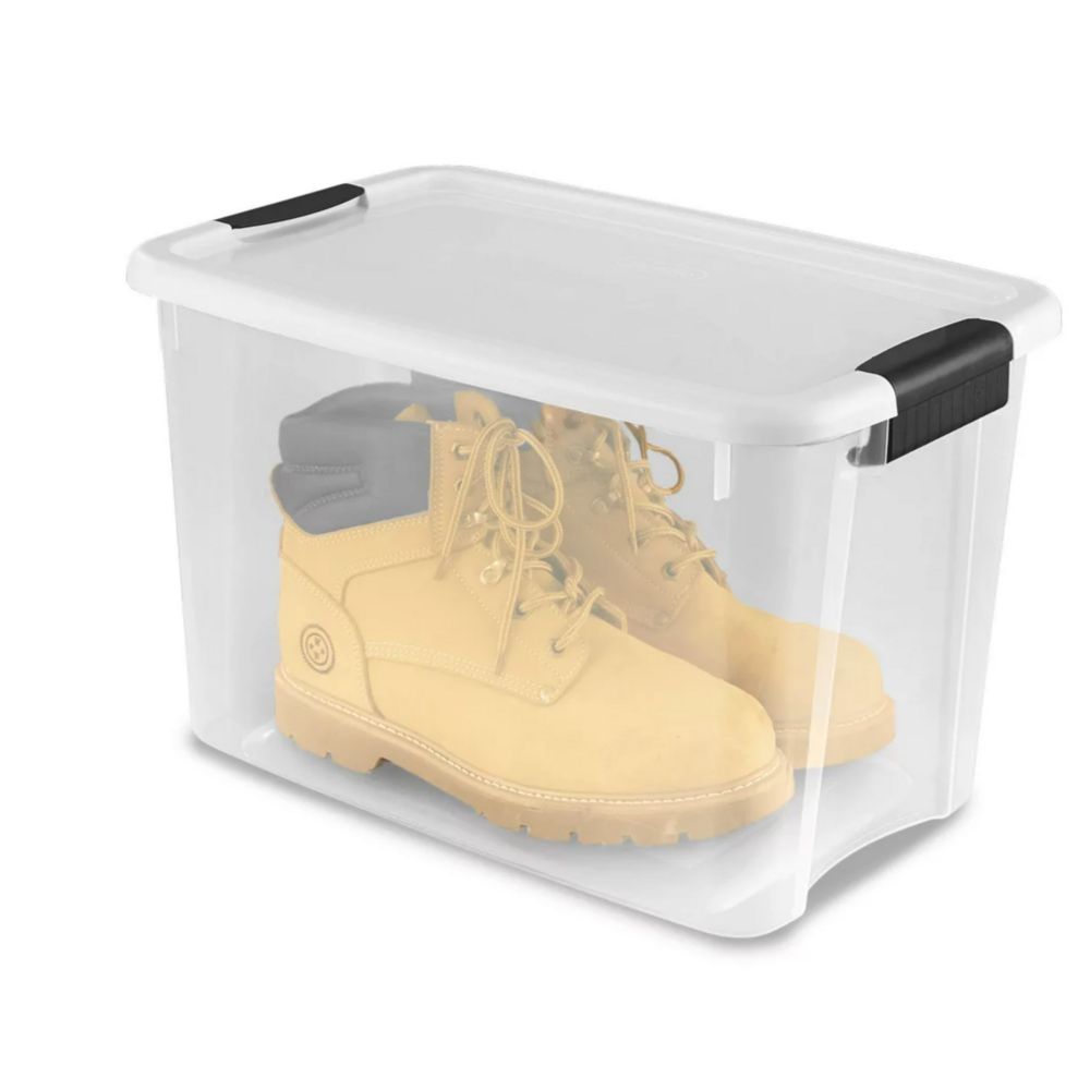 Sterilite Boîtes de rangement 18 x 12 x 7 po, transparent 6 paquet