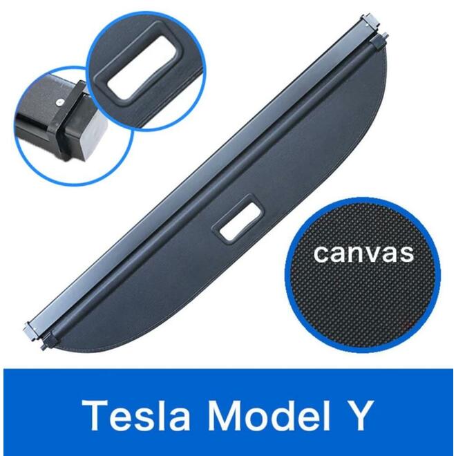 HANSSHOW LVTH HS RCC MY Auto Parts Tesla Model Y Rear Trunk Retractable Cargo Cover HANSSHOW