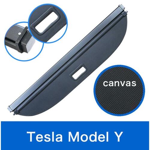 HANSSHOW LVTH HS RCC MY Auto Parts Tesla Model Y Rear Trunk Retractable Cargo Cover HANSSHOW