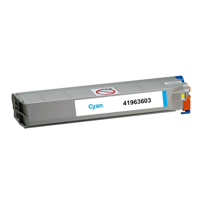 No Brand Okidata 41963603 Oki C9300 Okidata 41963603 Type C5 Compatible Cyan Toner Cartridge High Yield