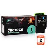 No Brand Lexmark 78C10C0 CX421adn Lexmark 78C10C0 Remanufactured Cyan Toner Cartridge 1400 Pages