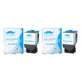 Moustache M 71B1HC0 CX417de Lexmark 71B1HC0 Compatible Cyan Toner Cartridge High Yield Moustache