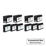 EcoBox 950XL 951XL 5PK EcoBox OfficeJet Pro 8600 N911a CM749A Remanufactured HP 950XL 951XL Ink Cartridge Combo High Yield BK
