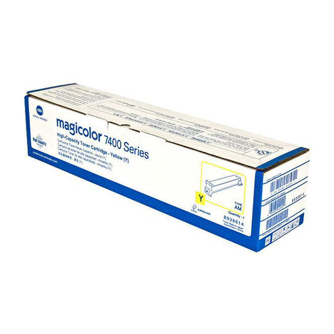 Konica Minolta Konica Minolta 8938614 Y OEM MagiColor 7450 Konica Minolta 8938614 8938630 Original Yellow Toner Cartridge
