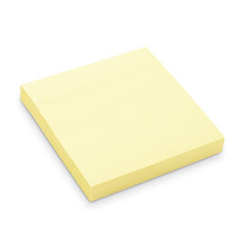 Bright Color Self-Stick Notes for Home, Office Usage, Yellow, 100 Sheets/Pack - Foska