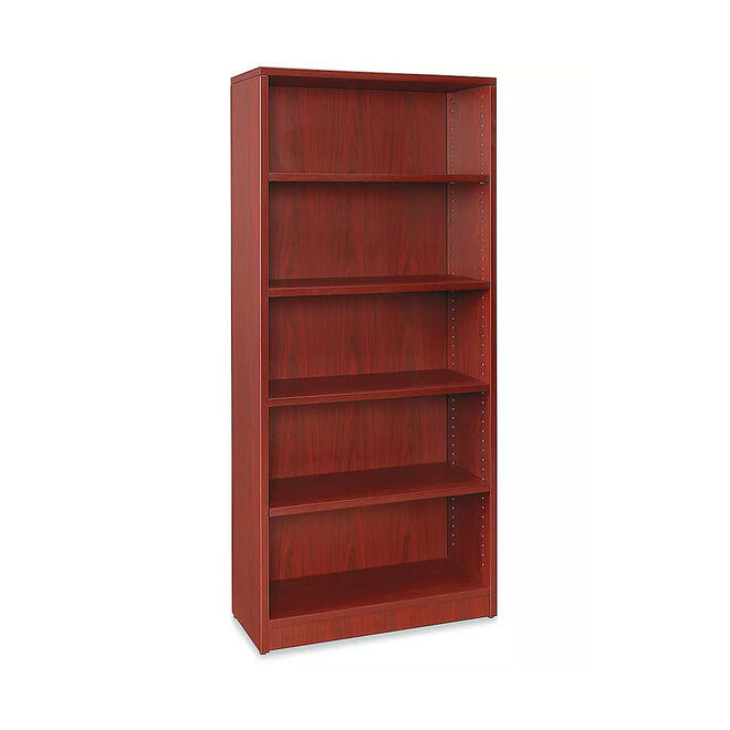 Uline H 6286 Storage Cabinet Laminate Bookcase 5 Shelf 32 x 14 x 71