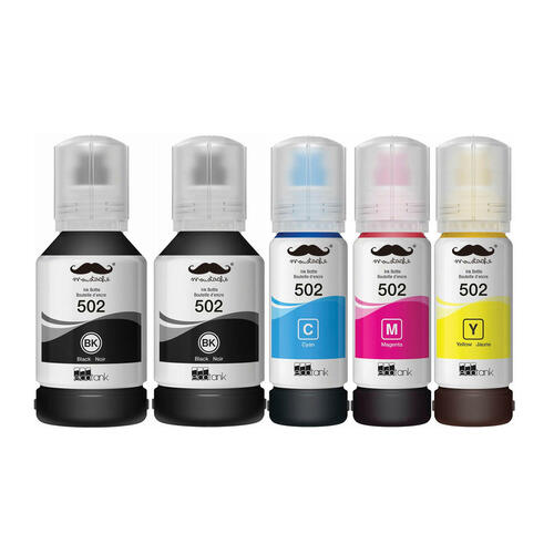 Epson T502 Dye Color Combo Ink Bottle with Sensormatic
