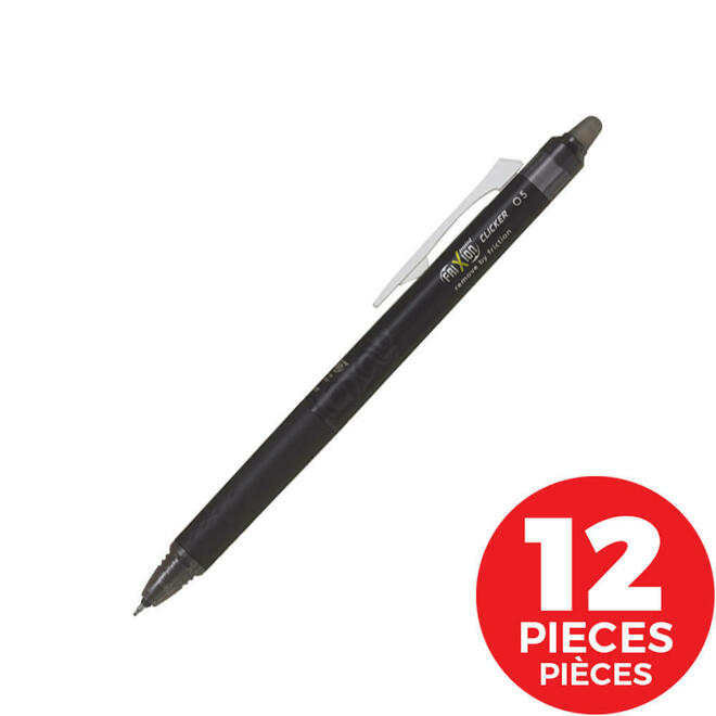 PILOT BLRT FRP5 BE 12PACK Ballpoint Pens Gel Pens Pilot FriXion Ballpoint Pen with Synergy Tip 0 5mm Blue 12 Pack