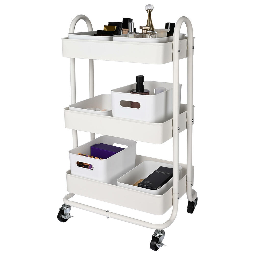 [Black Friday] 3Tier Metal Rolling Utility Cart Heavy