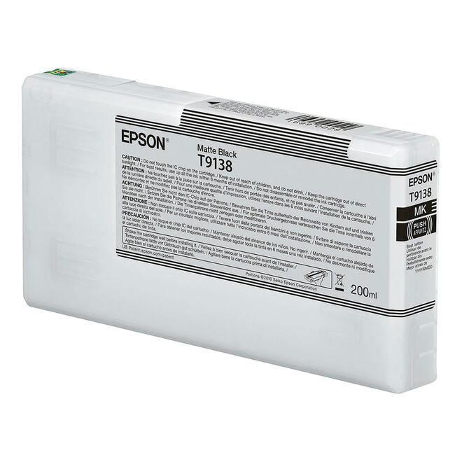 Epson Epson T913800 MBK OEM SureColor P5000 Epson 913 T913800 Original Matte Black Ink Cartridge