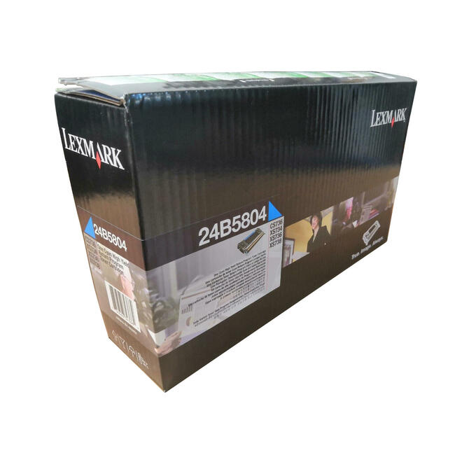 Lexmark Lexmark 24B5804 C OEM CS736 Lexmark 24B5804 Original Cyan Return Program Toner Cartridge High Yield