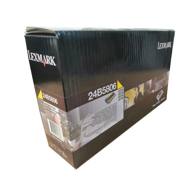 Lexmark Lexmark 24B5806 Y OEM CS736 Lexmark 24B5806 Original Yellow Return Program Toner Cartridge High Yield