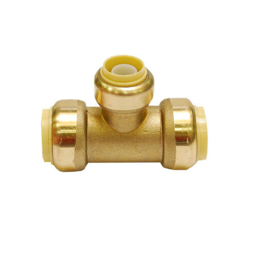 STREAMWAY LVTH TOOLWAY 150616 Kitchen Bath Accessories Lead Free Copper Reducing Tee Push Fit Fittings 3 4 X 3 4 X 1 2 Stream