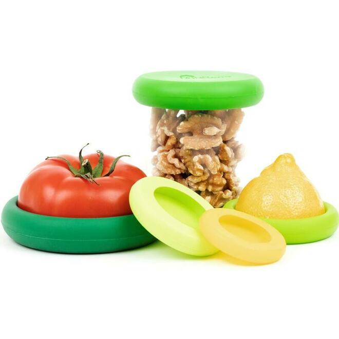 Danesco Kitchenware LVDA FH05100AS All Food Storage Containers Silicone Food Huggers FOOD HUGGERS