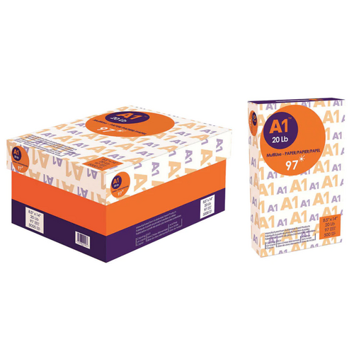 Note Paper A1 A1® Copy Print Paper, 11'' x 17'', 97 brightness, 500 Sheets/Ream(2500 ...