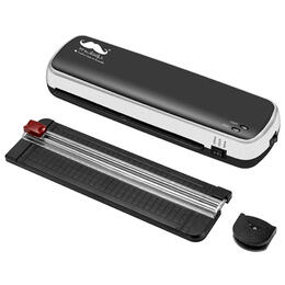 9" Hot and Cold Thermal Laminator with Anti-Jam, Corner Rounder and Paper Trimmer - Moustache®