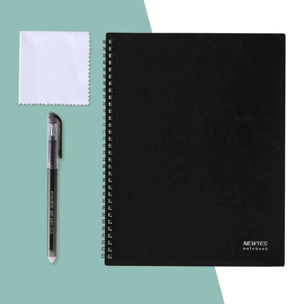 Smart Reusable & Erasable Notebook with 1 Erasable Pen and 1 Microfiber