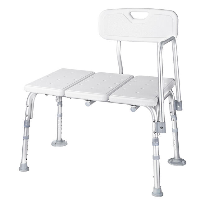 Adjustable Bath Transfer Bench for Seniors LIVINGbasics