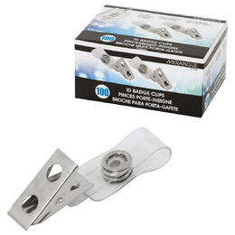 Merangue Alligator Badge Clips, 100 Pack