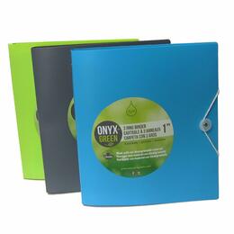 Onyx & Green® Eco-Friendly 3-Ring Binder Made from Oxo-biodegradable Materials