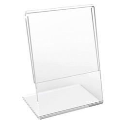 Deflecto ® Clear Mini Tabletop Sign Holder - 10/Pack - 2 x 3"