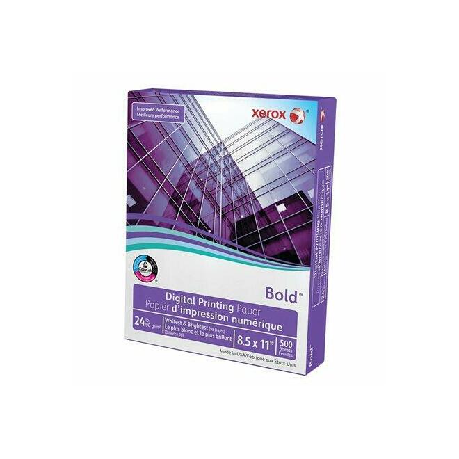 Xerox® Bold Digital Printing Paper, 98 Bright, Letter size, 1 Ream