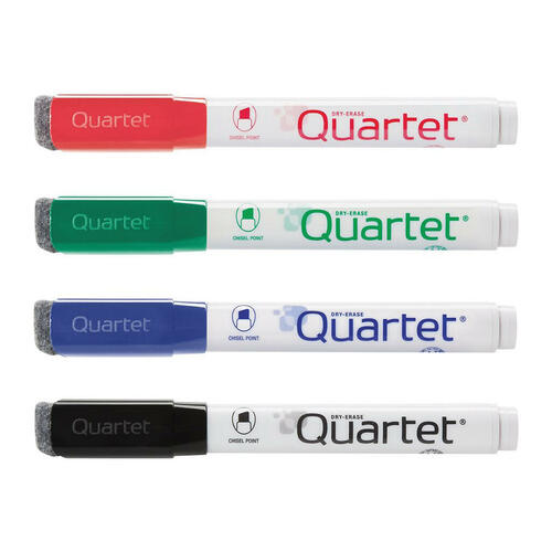 Quartet n 010 6447459967 Markers Quartet Dry Erase Whiteboard Marker Chisel Tip Assorted Color 599480