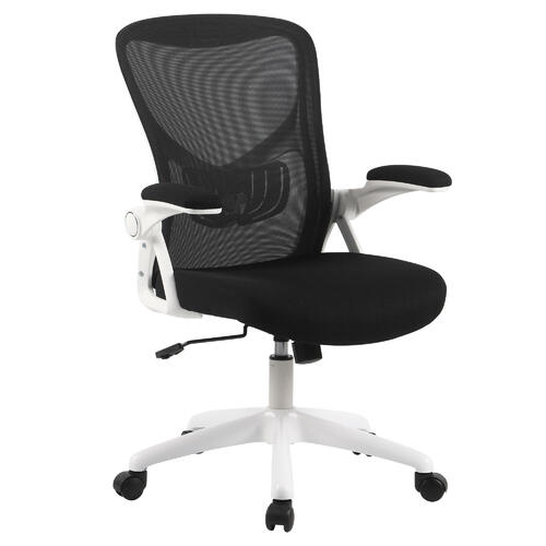 medium plus aeefc Moustache MOFC W 227 BL deals centre Flip up Arms High Back Ergonomic Desk Chair with Adjustable Height Lum
