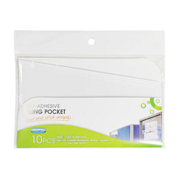 Self-Adhesive Filing Pockets, 155 x 90mm, 10Pcs - Moustache®