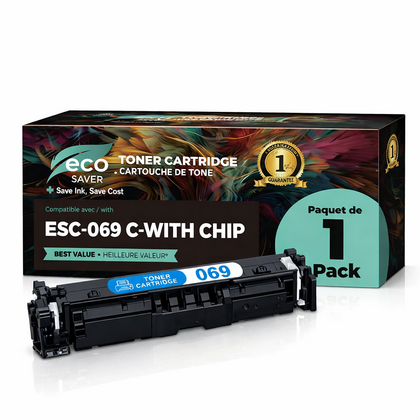 Canon 069 5093C001 Compatible Cyan Toner Cartridge - With Chip - Eco-saver