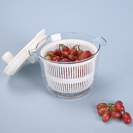 24350 STORA STO KS SP01 Kitchen Bath Accessories Large Salad Spinner with Washer Manual Lettuce Spinner Pump Fruit Dryer Spin