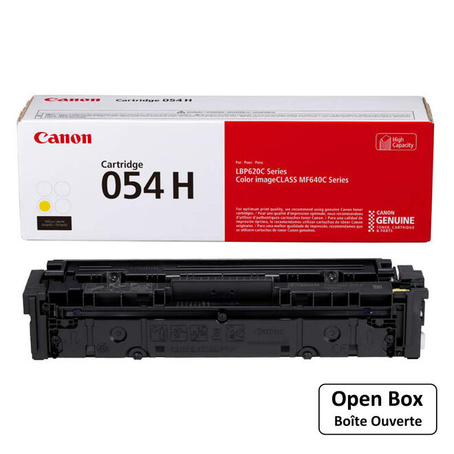 Canon 054H XL CRG 054Y H 3025C001 Original Yellow Toner