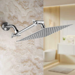 11" Adjustable Shower Arm Extension, Solid Brass Extension Arm - Enduran