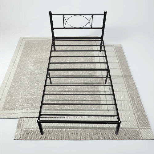 bc321 Enduran Cab HYE 14T Furnitures Cabinets Twin Size Bed Frame with Headboard Heavy Duty Metal Slats Bed Frame Enduran 