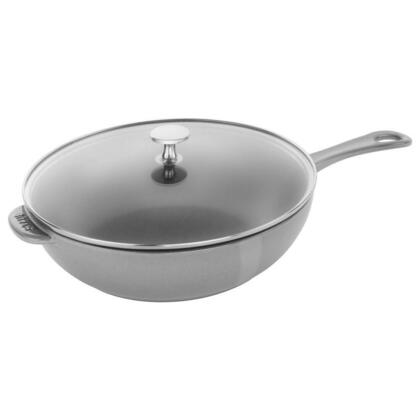 Cast Iron Daily Frying Pan with Glass Lid, 26cm/10 inch - STAUB
