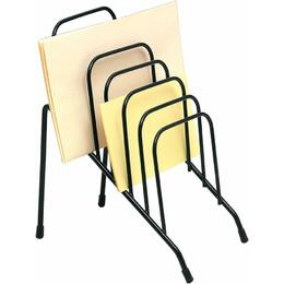 Westcott 015 42017 Desk Organizers Westcott Desktop Stepped File Organizer Black