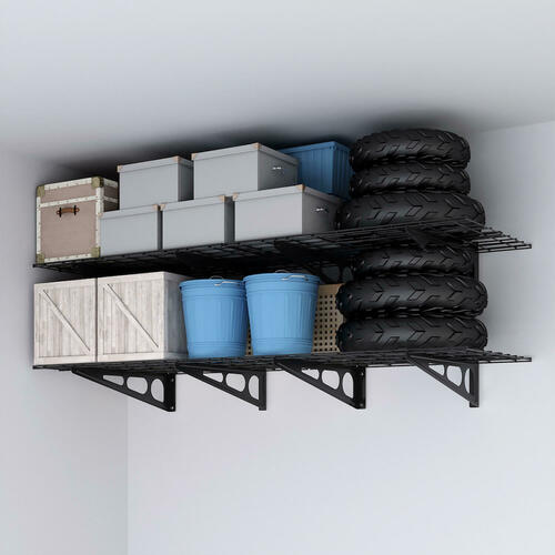 loctek LVB GR102 2X6 Garage Storage Wall shelf garage storage black