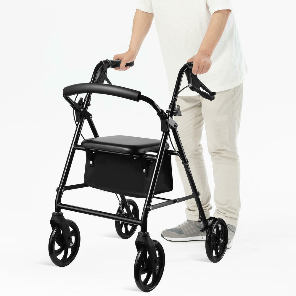 Déambulateur Pliable Mopedia RP738 à 4 Roues - Pour Personnes âgées, Neuf